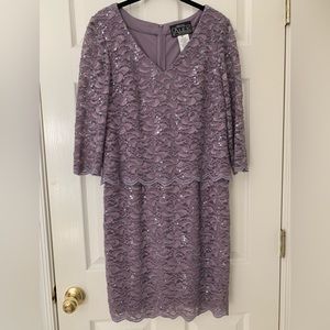 Dresses, ALEX EVENINGS, size 8P, color violet
